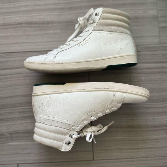 Ted Baker London leather High top sneakers. Mens 8 - Picture 3 of 5